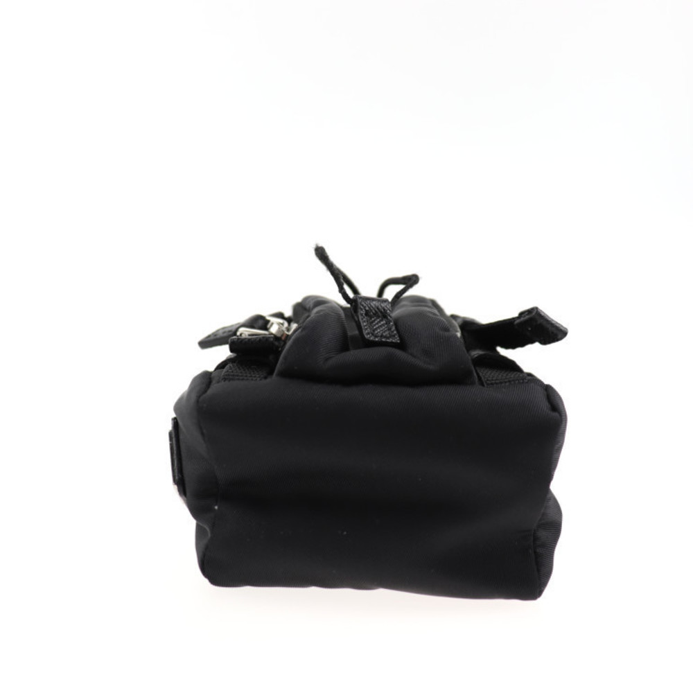 Prada Backpack Black Mini Nylon Keychain - image 3